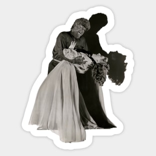 The Wolf Man and Girl Sticker